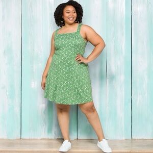 Nine Britton DESIREE Back Detail Knit Dress - Green - New With Tags 2X